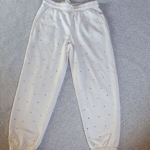 Women's Crem  Polka Dot Pants Size M